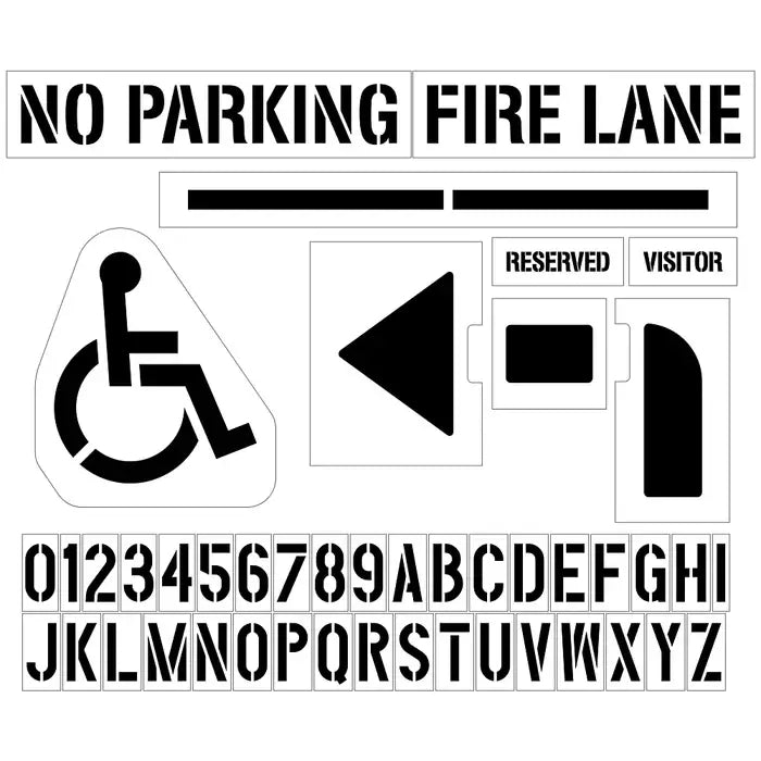 Parking Lot Pro Stencil Kit