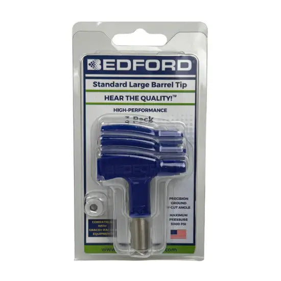 Graco & Titan Compatible Standard Large Barrel Airless Spray Tips, 3Pk