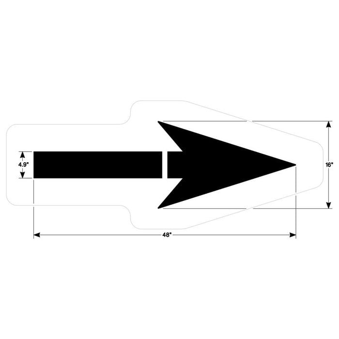 Straight Arrow Stencil