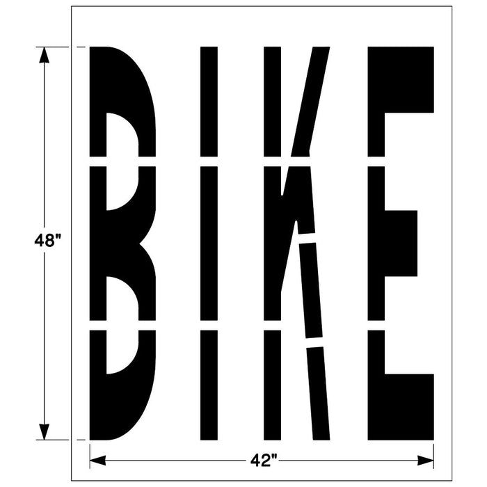 Federal "BIKE" Stencil