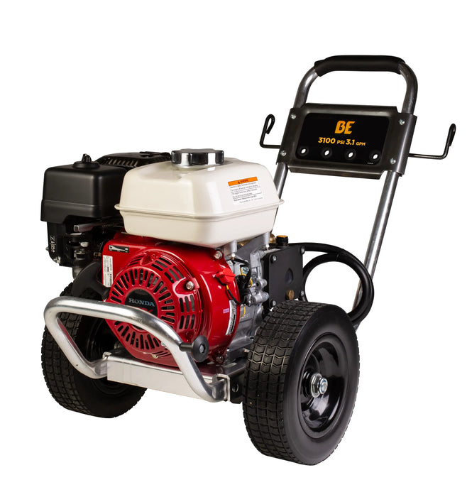BE Power 3,100 PSI 3.1 GPM Gas Pressure Washer – Cold Water (B3165HACS)