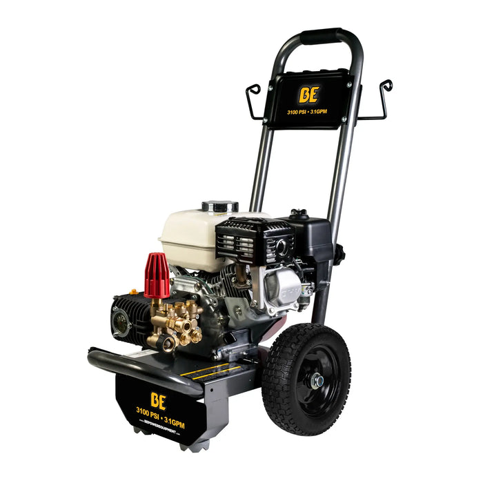 BE Power 3,100 PSI 3.1 GPM Gas Pressure Washer – Cold Water (B3165HC)