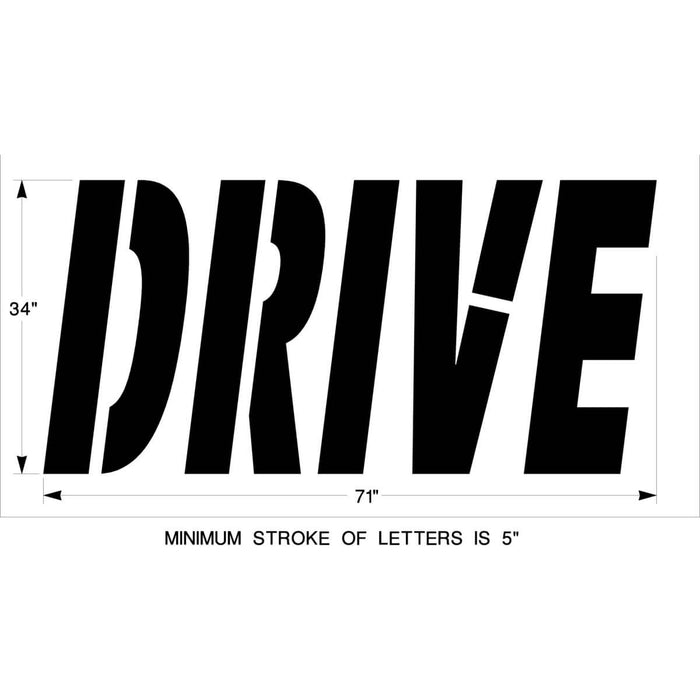 McDonalds 34 Inch "DRIVE" Stencil