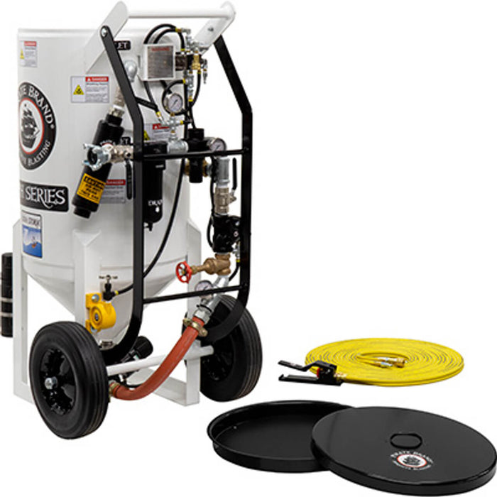 6.5 cu ft Portable Soda Storm Pneumatic Blast Pot – Industrial Soda Blasting System