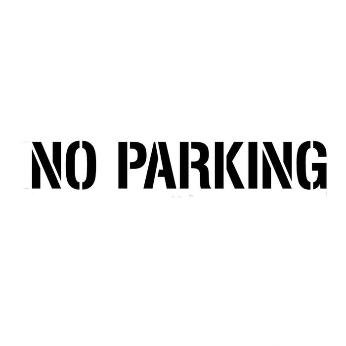 NO PARKING Stencil