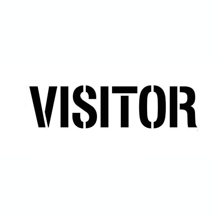 Visitor Parking Stencil