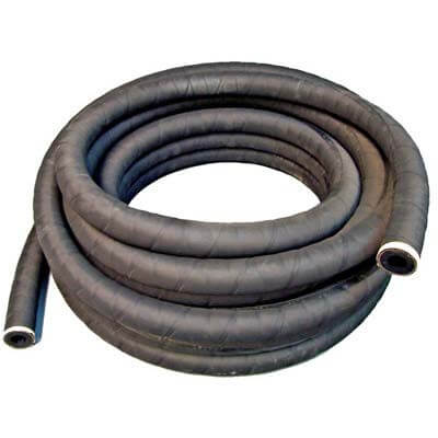 1/2" ID Blast Hose – 50 Ft Black Sandblasting Hose, 2-Ply | 150 PSI WP