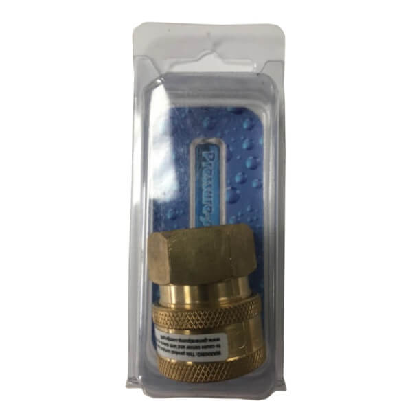 Pressure-Pro 02-128 QC Socket – Brass – 3/8" FPT – OEM Replacement Part