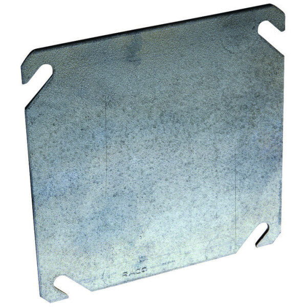 Beckett 050169007525 4" Steel Square Blank Box Cover (SQBXCVFLBL)