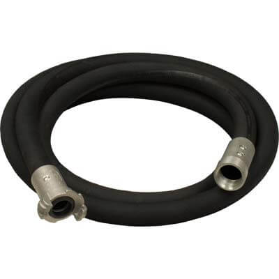 3/4" Blast Hose Assembly – 10 Ft Black Hose | Aluminum Quick Coupler & Aluminum Nozzle Holder