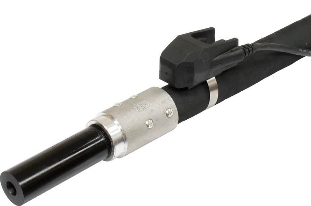 Electric Sealed Remote Control Switch w/ Ball & Chain 3-Prong Waterproof Connector (For Steel Abrasives)