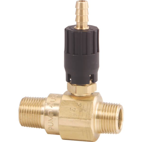 GP 100830 Adjustable High Draw Chemical Injector – 2.3mm Brass w/ Acid Kit