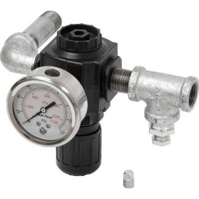 1/2" Pressure Regulator Kit – For 0.5 & 1.0 C-Series Blasters (Factory Installed) – Abrasive Blasting – Replaces Clemco 01902