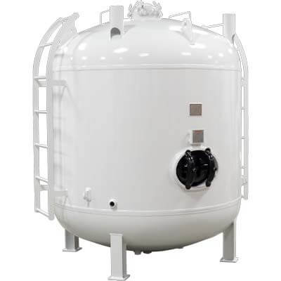 160 cu ft Blast Pot Pressure Vessel – 150 PSI, 4 Outlet – Bulk Bag Rack Ready w/ Manway Assembly – Replaces Schmidt Axxiom 1014-160