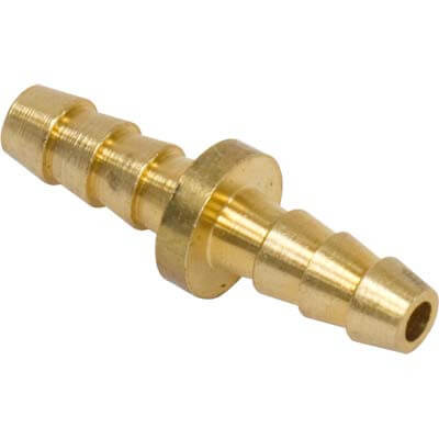 1/8" Tube Hose Mender – Straight Pneumatic Connector – Abrasive Blasting Replacement – Replaces Clemco 11735