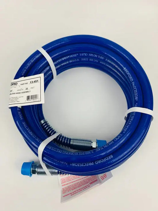 Replacement for Graco 214703, 240796: 25' x 3/8" Airless Hose Assy,3300 PSI [13-451] - Bedford 13-451