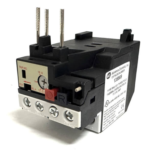 ACI Motor Controls Overload Relay – 11.3–16A – 5–10 HP – 3 Phase – 230V / 460V – OEM Replacement Part – 135869