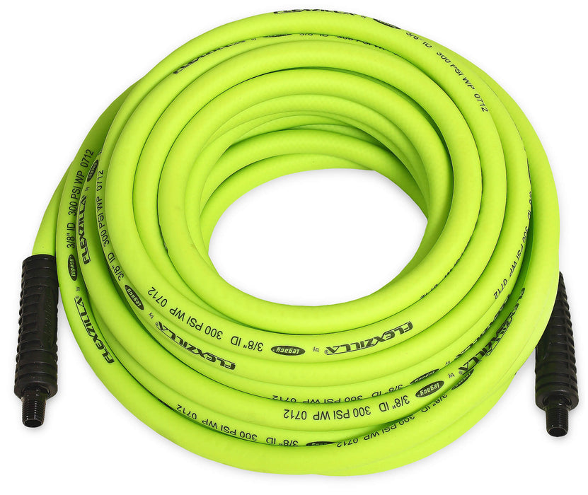 Air Compressor Hose – 50 ft x 3/8" Hybrid Polymer, 1/4" MPT