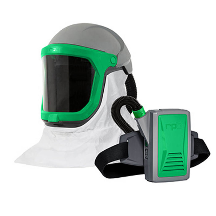 RPB Z-Link Respirator with Tychem SL Shoulder Cape & PX5 Belt-Mounted PAPR Powered Respirator