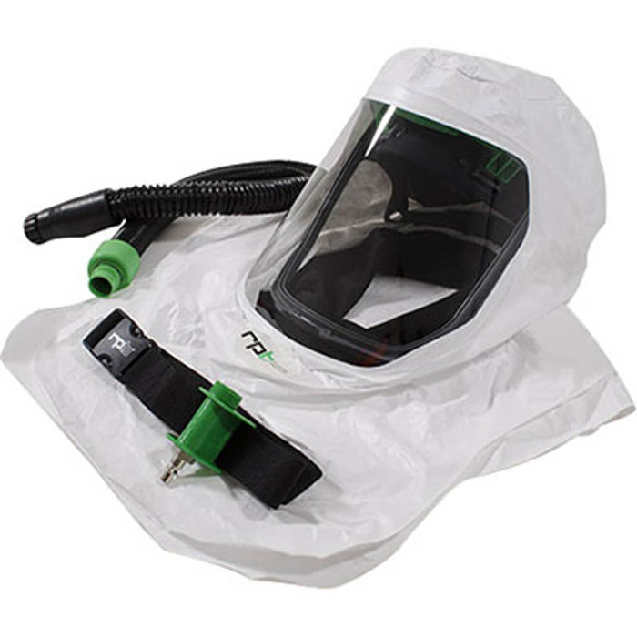 RPB T-Link Respirator with Constant Flow Valve, Tychem QC (2000) Hood, Bump Cap – NIOSH TC-19C-0537 Type C