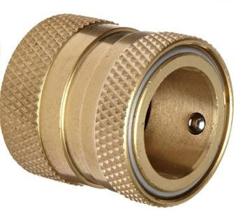 Brass Garden Hose Quick Connect Socket – OEM Replacement Part