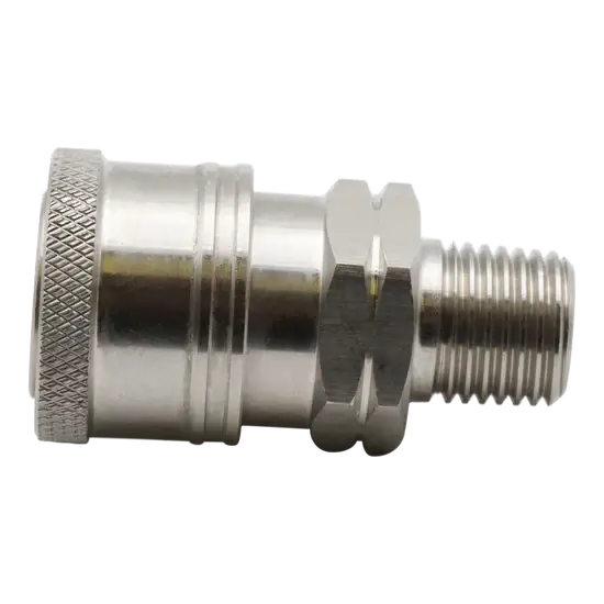 Stainless Steel Quick Connect Socket 3/8" MNPT 7500 PSI – OEM Replacement Part