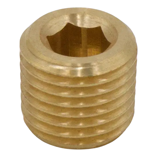 Brass Allen Head Plug 1/4" – OEM Replacement Fitting
