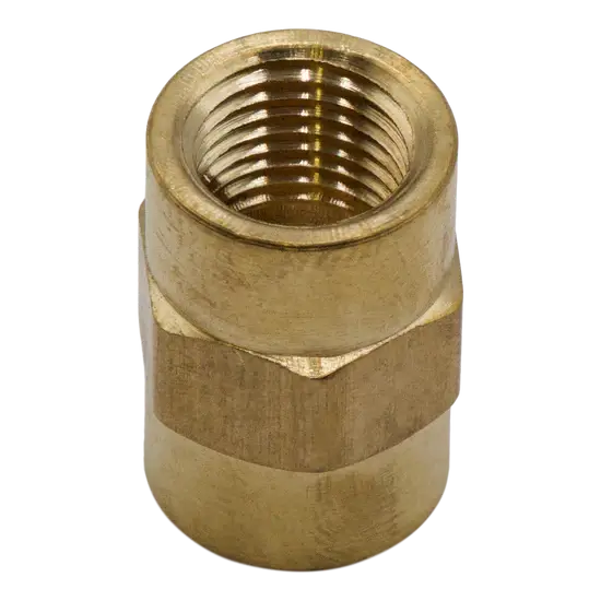 Brass Hex Coupler 3/8" FPT – OEM Replacement Fitting