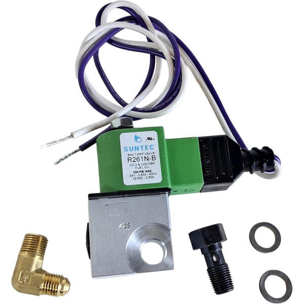 21441U Beckett Fuel Solenoid Valve w/ Block – 12VDC