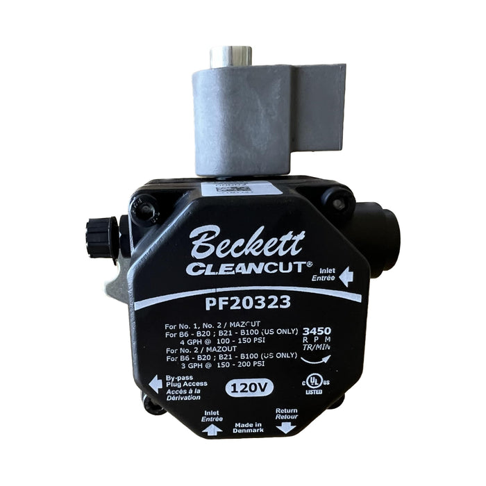 Beckett CleanCut 240V Fuel Pump 2184403U / PF20332U – OEM Replacement Part