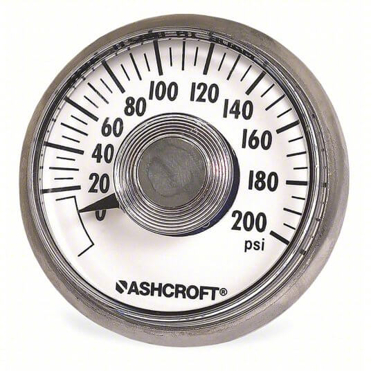 Pressure Gauge | 200 PSI Max