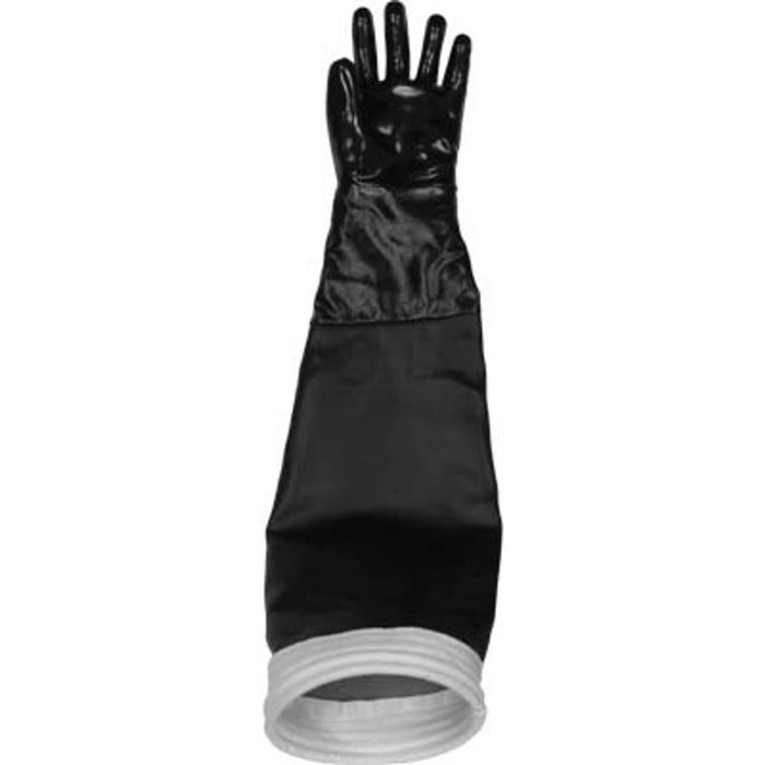 Pop-In Blast Cabinet Gloves – 7" × 26", Left Hand