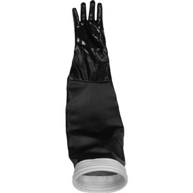 Pop-In Gloves – 7" × 30", Right Hand, Heavy-Duty Blast Cabinet Gloves