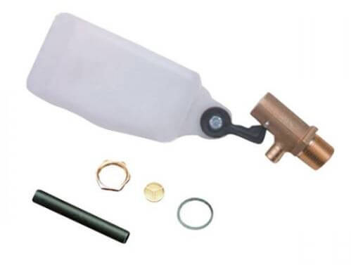22.0018 Brass Float Valve Assembly – 1/2" MPT w/ Float & Pipe (No Filter)
