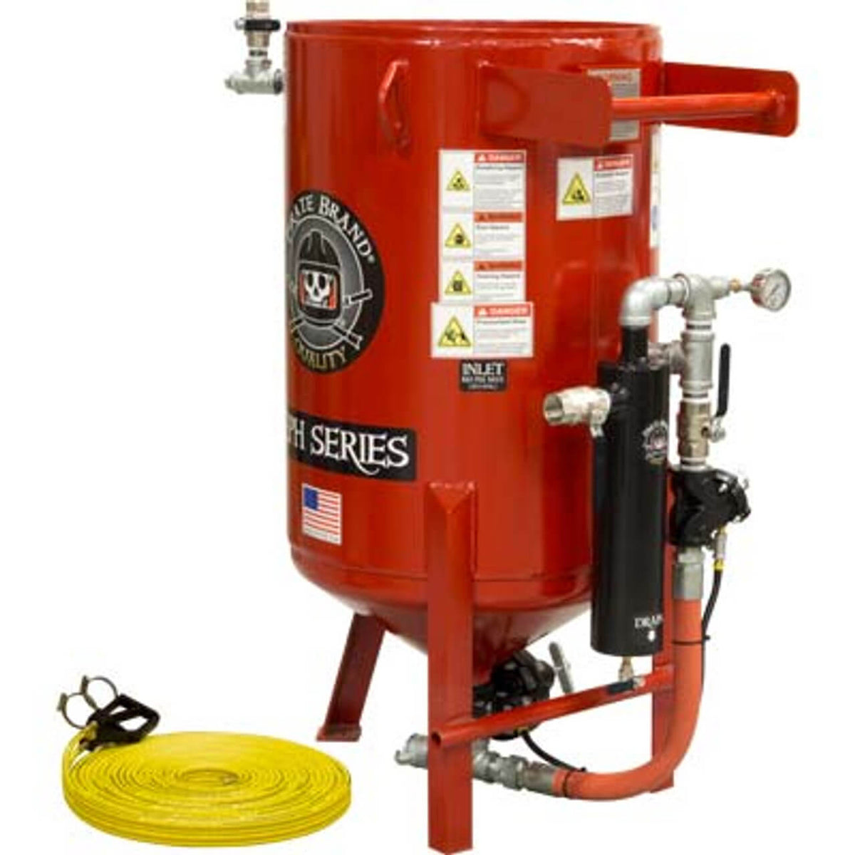 6.5 cu ft E-Series Blast Room Blast Pot – Pneumatic Pressure Hold Syst ...