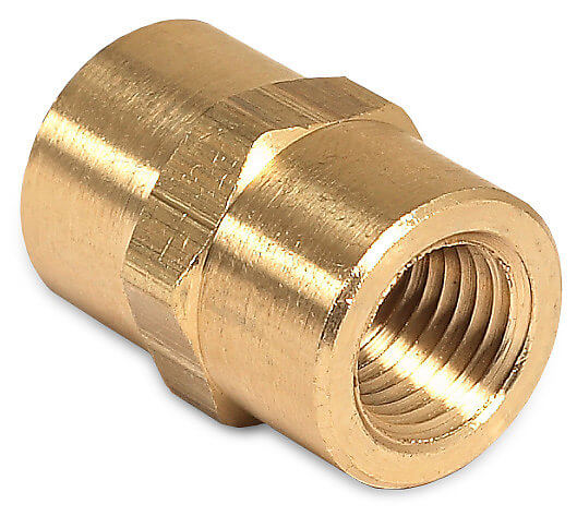 Mi-T-M Brass Coupling | 1/4" FNPT x 1/4" FNPT