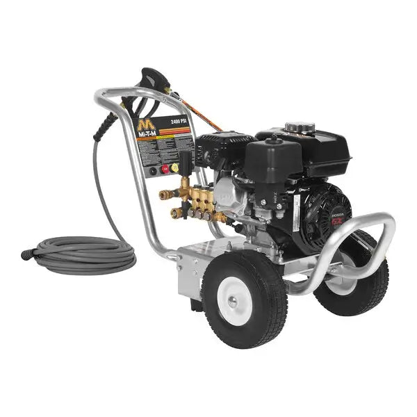 Mi-T-M CA Aluminum Series Cold Water Pressure Washer – CA-2403-1MMH, Honda Engine, 2,400 PSI, 2.4 GPM