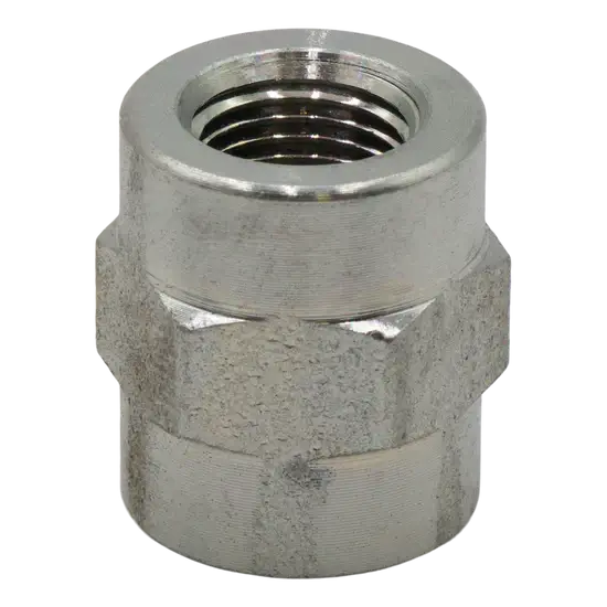 Steel Hex Coupler 1/2" FPT x 3/8" FPT 3000 PSI – OEM Replacement Fitting