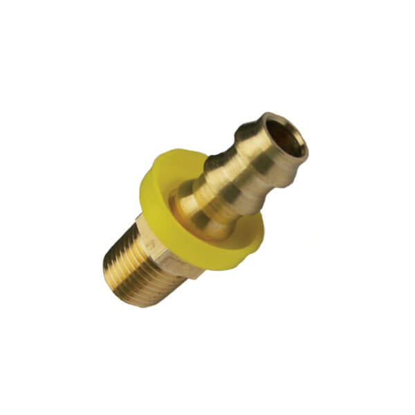 Pressure-Pro 272-04-02 Push-Lock Hose Barb Fitting – 1/4" Barb x 1/8" MPT