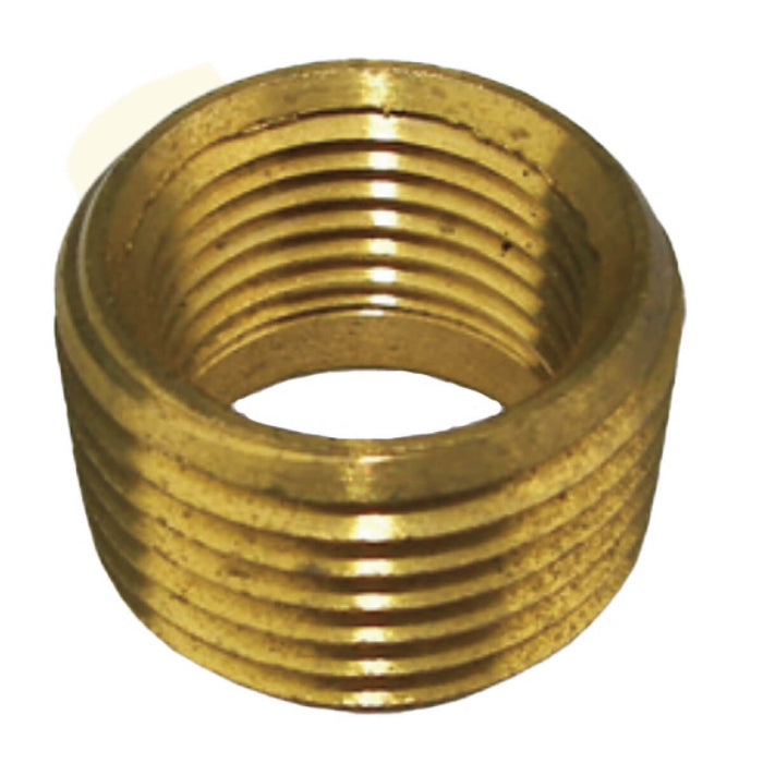 3220H-12-08 Brass Face Bushing – 3/4" Male x 1/2" Female Reducer Fitting