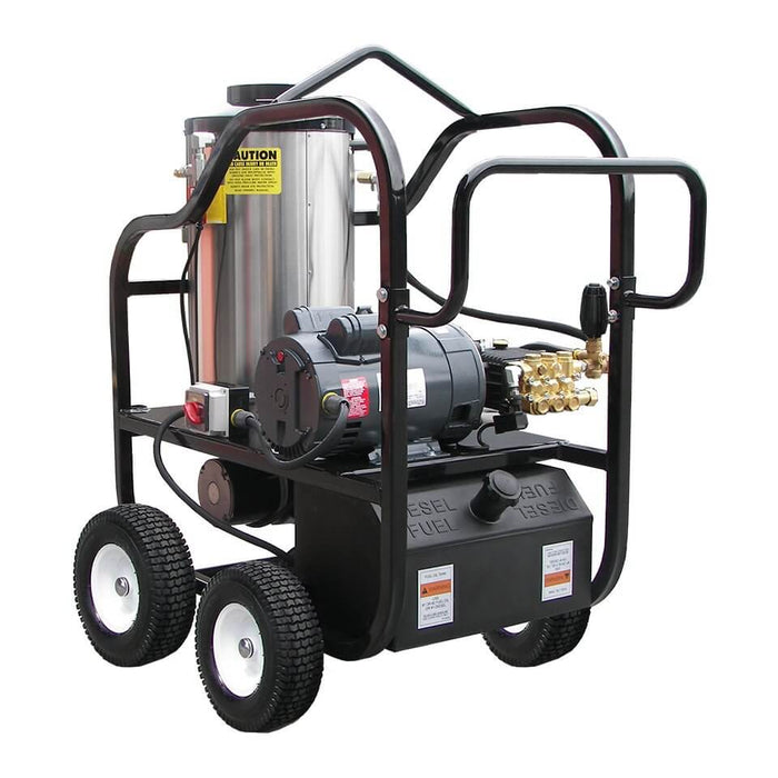 Pressure-Pro HOT Shot Series Electric Hot Water Pressure Washer – 3.0 GPM @ 3000 PSI, 6.0 HP, 230V Single Phase, AR Pump, Direct Drive