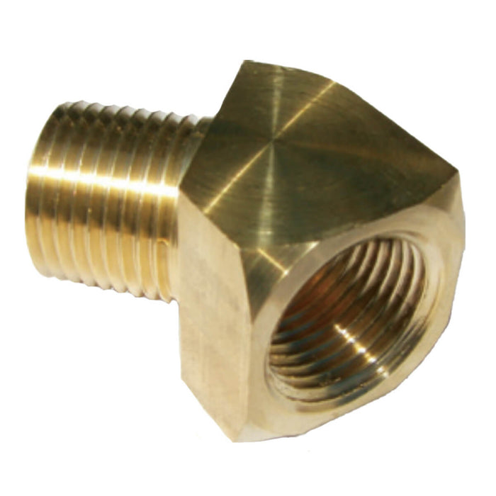 3350-06-06 Brass 45° Street Elbow – 3/8" Male x 3/8" Female