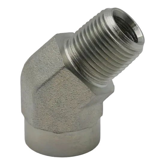 Steel 45° Street Elbow 3/8" 4000 PSI – OEM Replacement Fitting