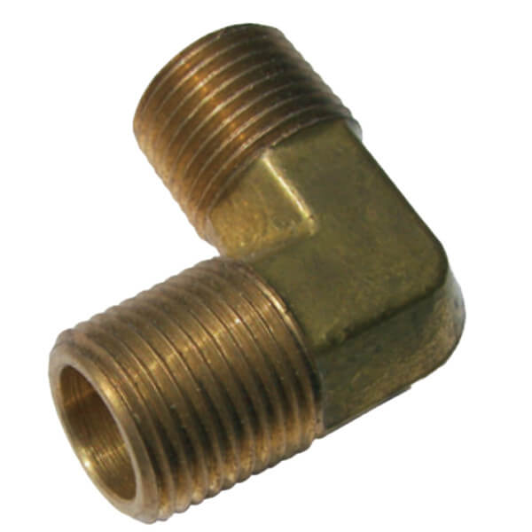3455-04-04 Brass Male Elbow – 1/4" Male Pipe Fitting