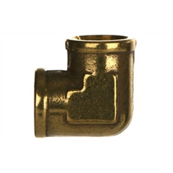 3500-06-06 Brass 90° Elbow – 3/8" Female Pipe Fitting