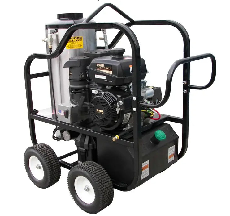 Pressure-Pro 4012-15G Pressure Washer – 4-Wheel Portable, 4.0 GPM @ 3200 PSI, Kohler KD420ES Gas Engine, GP EZ4040G Pump