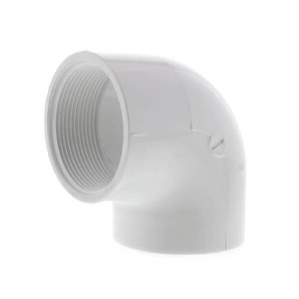 408-020 PVC 90° Elbow – 2" NPT Female x Female