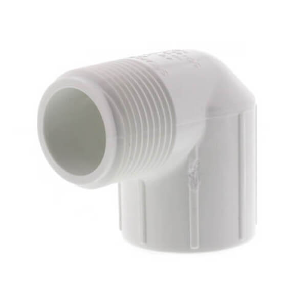 412-010 PVC 90° Street Elbow – 1" MPT x FPT