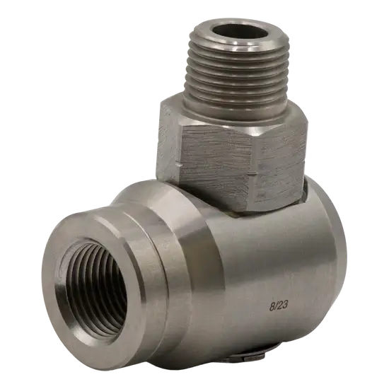 Mosmatic 43.462 Stainless Steel WDEI Swivel – 3/8" FPT Inlet x 3/8" FPT Outlet
