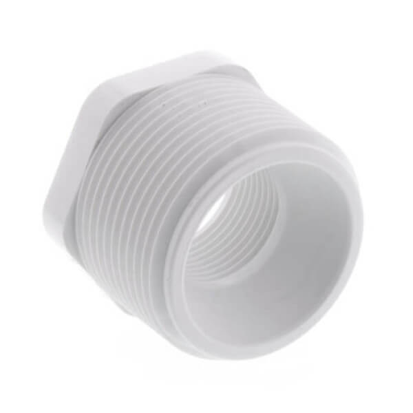 439-167 PVC Hex Bushing – 1-1/4" MPT x 3/4" FPT